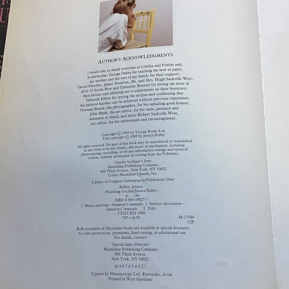 Finishing Touches Hardcover Book Interior Painting Decor Textures Techniques DIY - Picture 7 of 12